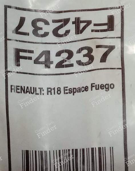 Pair of left and right rear hoses - RENAULT 18 (R18) - F4237- 2