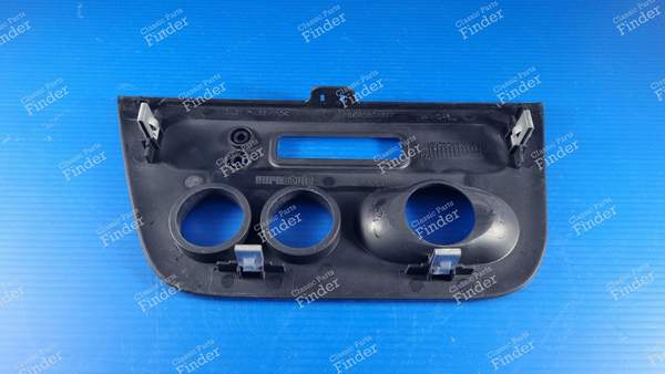Center console bezel cover with clock slot - PEUGEOT 306 - 9625804277- 2