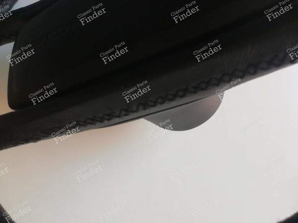 Black leather steering wheel - PORSCHE 924 - 7