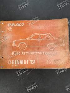 Spare Parts Manual - PR 907 (5th Edition) for RENAULT 12 / Virage (R12)