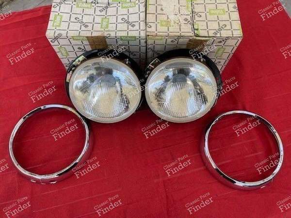 Pair of asymmetrical dipped headlights - up to 1967 - CITROËN DS / ID - ABTP 530- 6