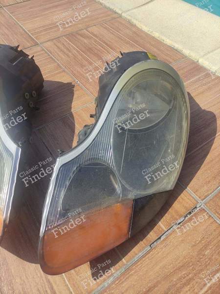 Pair of headlight lenses (right + left) - PORSCHE Boxter (986) - 0301096001 / 0301096002- 1