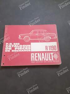 Ersatzteilkatalog - RENAULT 8 / 10 (R8 / R10)