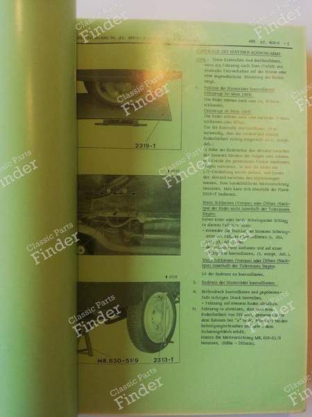 Manuel d'atelier - CITROËN Dyane / Acadiane - 541- 5