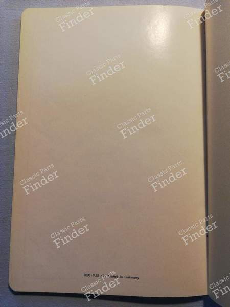 Spare parts catalog - MERCEDES BENZ 180 / 190 (W120 / W121) (Kleiner Ponton) - 8000-9.55KS- 7