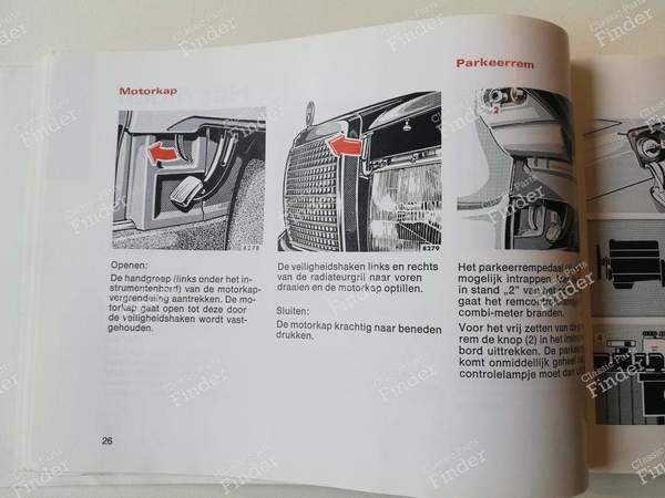Owner's manual - S-Class in Dutch - MERCEDES BENZ S (W116) - A1165843496 / 65004797- 4