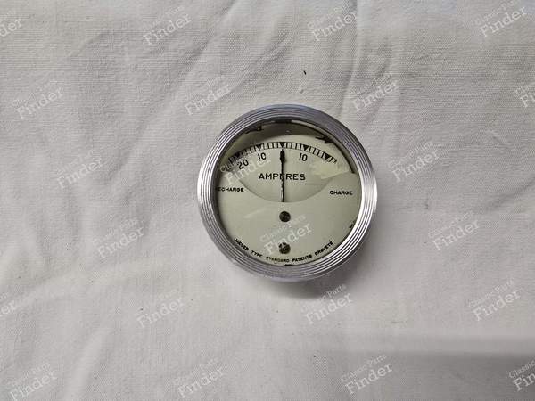 Ampèremetre Jaeger striated white background - DELAGE D 6-3 Litres 