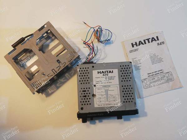 Haitai R-870 cassette car radio with drawer - PEUGEOT 205 - 7