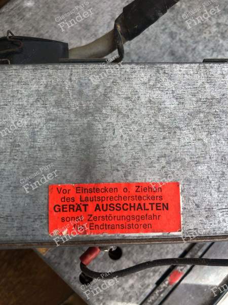 Radio Becker Mexico Cassette & Amplifier - MERCEDES BENZ /8 (W114 / W115) - M100162- 3