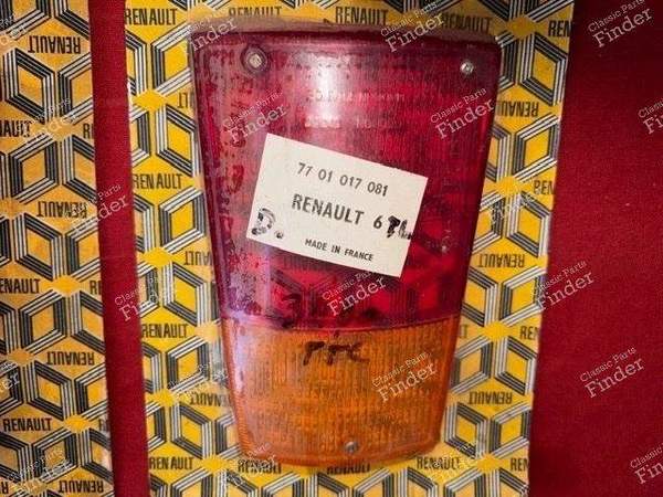Pair of taillight caps - Phase 2 - RENAULT 6 (R6) - 7701017081 / 51352 G / 77 01016861 / 51352 D- 1