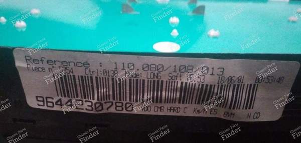 Multiplex-Zähler - PEUGEOT 406 Coupé - 110.080/108/013- 1