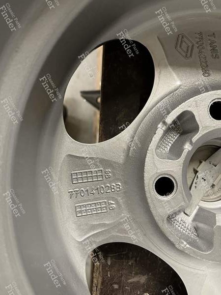 13-Zoll-Aluminiumfelgen - RENAULT Twingo I - 7700422260 / 7701410283- 6