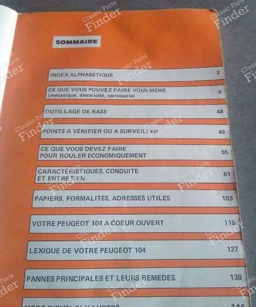 Book collection "Your Peugeot 104". - PEUGEOT 104 / 104 Z - 2