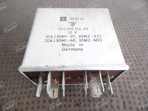 RELAIS DOUBLE MOTOVENTILATEUR - PORSCHE 944 - 94461510403 - Equiv. 94461510401 ou 94461510402 et 94461510404- 1