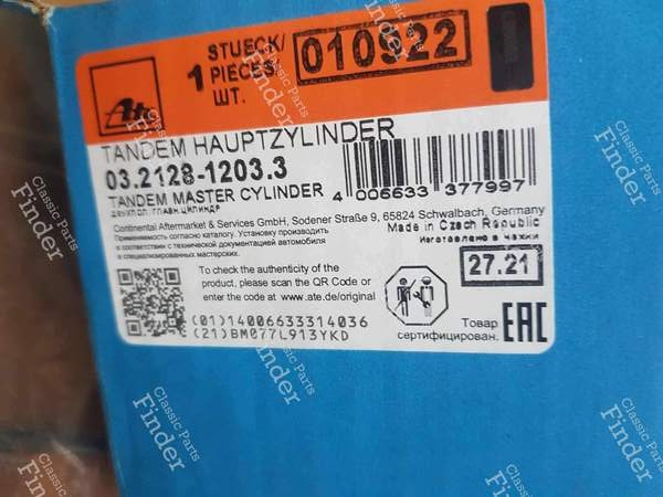 Master cylinder - MERCEDES BENZ V / Vito (W638) - 03212812033- 2