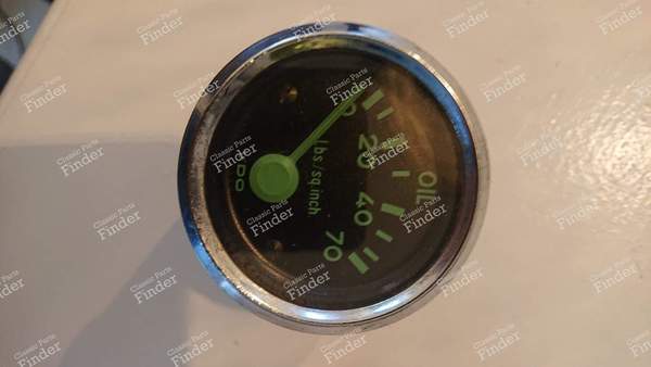 Porsche 356 A Manomètre d'huile original VDO - 6 Volt - PORSCHE 356 - 5