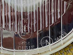 Headlight optics Cibié 164 - Ami 6 Club - CITROËN Ami 6 / Dynam - 164- thumb-2
