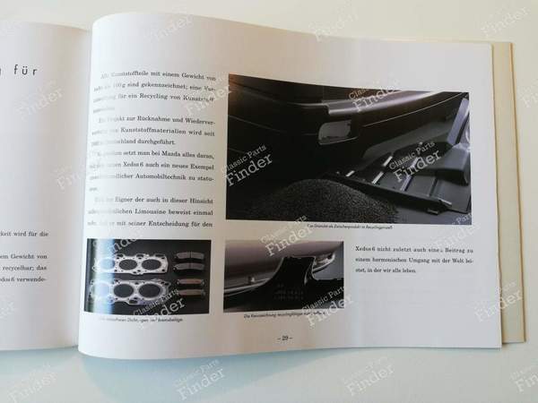 Mazda Xedos-Katalog 6 - MAZDA Xedos 6 / Eunos 500 - M11X595- 6