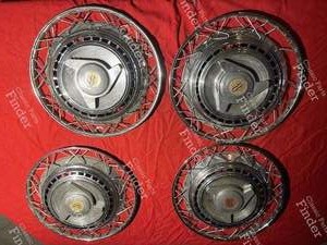 Jeu de 4 enjoliveurs avec papillons - CITROËN DS / ID - thumb-9