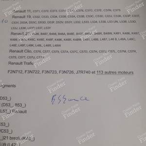 Pistons and segments for R9, R11, R19, R21, Clio, Trafic... - RENAULT Trafic - 93 791 810- thumb-4