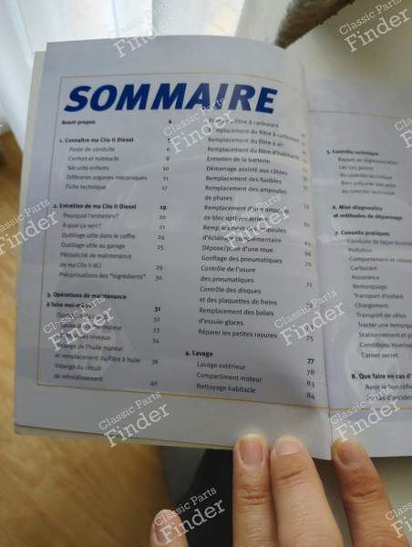 Revue technique - version Diesel - RENAULT Clio 2 - ISBN 9782726887356- 1