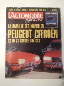 L'Automobile Magazine - November 1984 - PEUGEOT 305