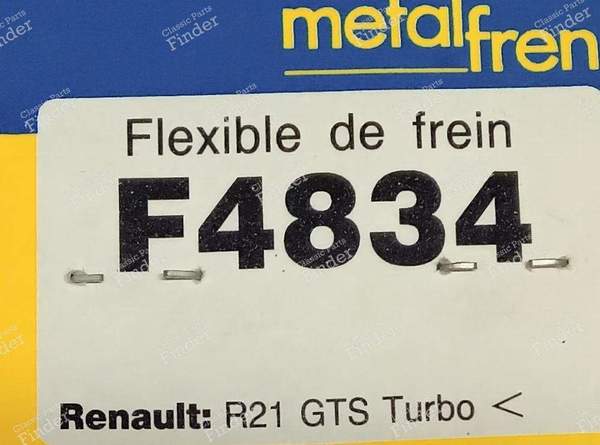Schlauchpaar vorne & hinten links und rechts - RENAULT 21 (R21) - F4834- 2