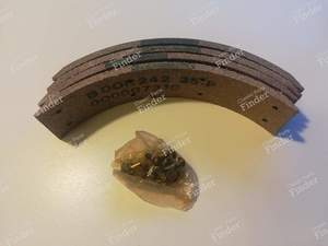 Set of rear brake linings - RENAULT 12 / Virage (R12) - 7701009940- thumb-1