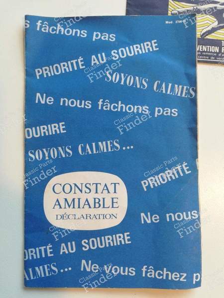 Fascicules d'époque pour vide-poche - RENAULT 8 / 10 (R8 / R10) - 1