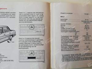 Owner's manual - S-Class in Dutch - MERCEDES BENZ S (W116) - A1165843496 / 65004797- thumb-8