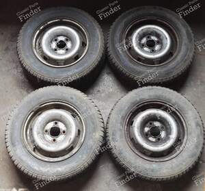 4 steel rims - RENAULT 9 / Alliance / Broadway / 11 / Encore (R9 / R11)