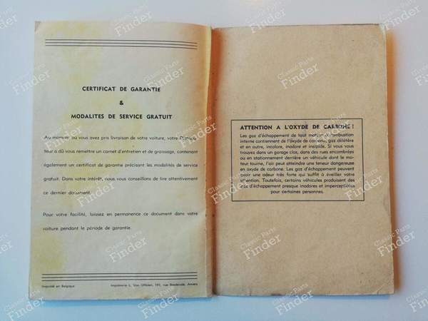 Wartungshandbuch - OPEL Olympia Rekord P (P1) - OM-6002-F- 9