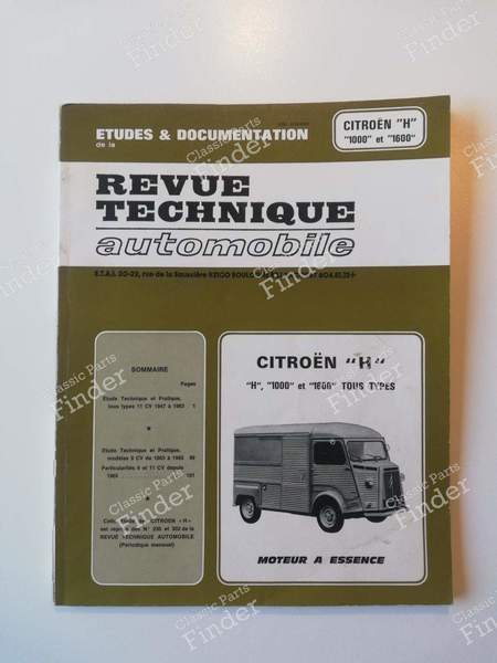 RTA Citroën 'H' 'HZ' 'HY' - CITROËN Type H - 0153-906X- 0