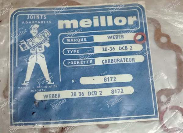 Weber 28/36 DCB 2 carburettor gaskets - SIMCA 1300 / 1500 / 1301 / 1501 - 8172- 0