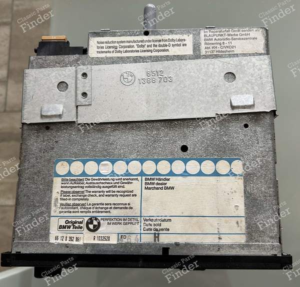 Radio mit Kassettendeck RDS - BMW 3 (E30) - R1032528 / 7643836340- 2