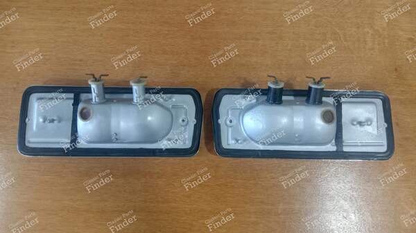 Pair of tail lights - Full chrom trim - RENAULT 12 / Virage (R12) - 1