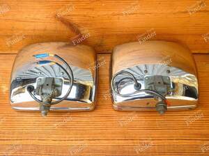 Pair of Classic Bosch 4583 Rectangular Yellow Fog lamps - MERCEDES BENZ SL (R107) - 4583- thumb-3