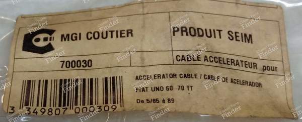 Throttle cable - FIAT Uno / Duna / Fiorino - 700030- 3