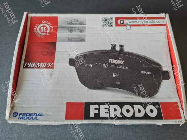 Multi-brand front brake pad set - PEUGEOT 205 - FDB845- 0