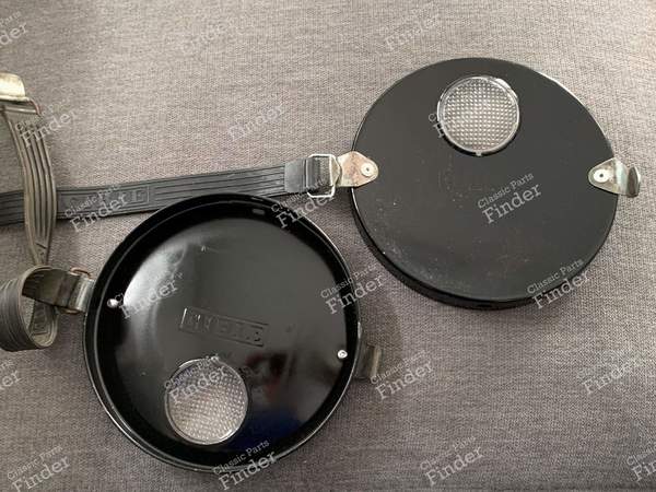 Black metal Cibié covers for 'Oscars'. - ALPINE A110 - 1