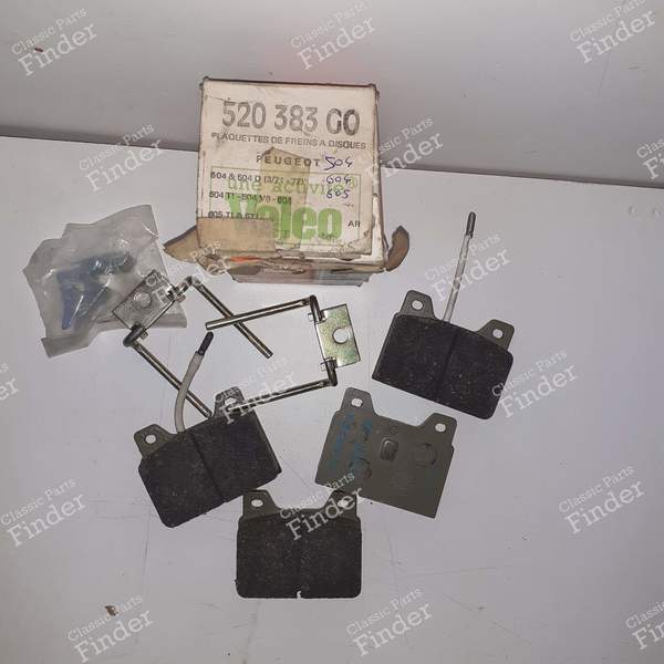 Rear brake pads - PEUGEOT 504 - 520383GO