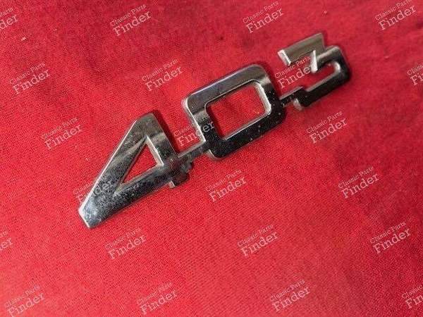 Sigle - 1. Generation - PEUGEOT 403 - 1