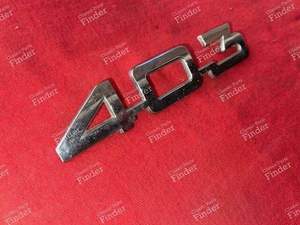 Sigle - 1. Generation - PEUGEOT 403 - thumb-1