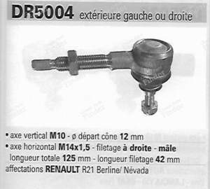 Pair of left and right external ball joints - RENAULT 21 (R21) - 4006113- thumb-2