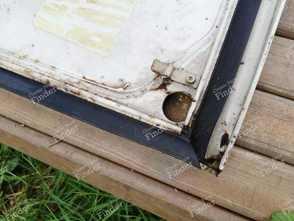 White 2CV6 Club trunk door - CITROËN 2CV - 9