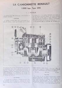 SERVICE 1946 Technical Journal - RENAULT Voltigeur (1000kg) / Goélette (1400kg) / Galion (2500kg) - Novembre. 1946- thumb-1