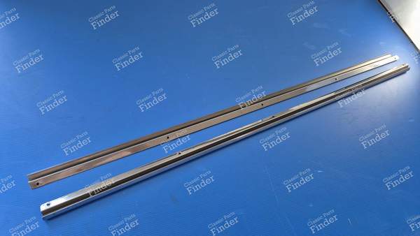 Pair of stainless steel door entry strips - PEUGEOT 204 - 4