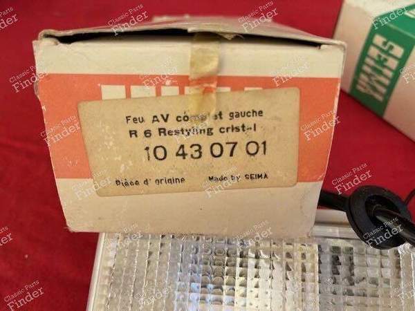 Paire de blocs clignotants / veilleuses - Phase 2 - RENAULT 6 (R6) - 10430701 / 10430801- 2