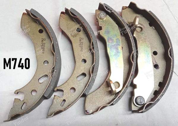 Set of 4 shoes for rear drum brakes. - FORD Escort / Orion (MK5 & 6) - MO.638- 0