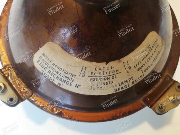 Headlight optics for DS 21 (1965-1967) - CITROËN DS / ID - 15907396 / 61221903- 6